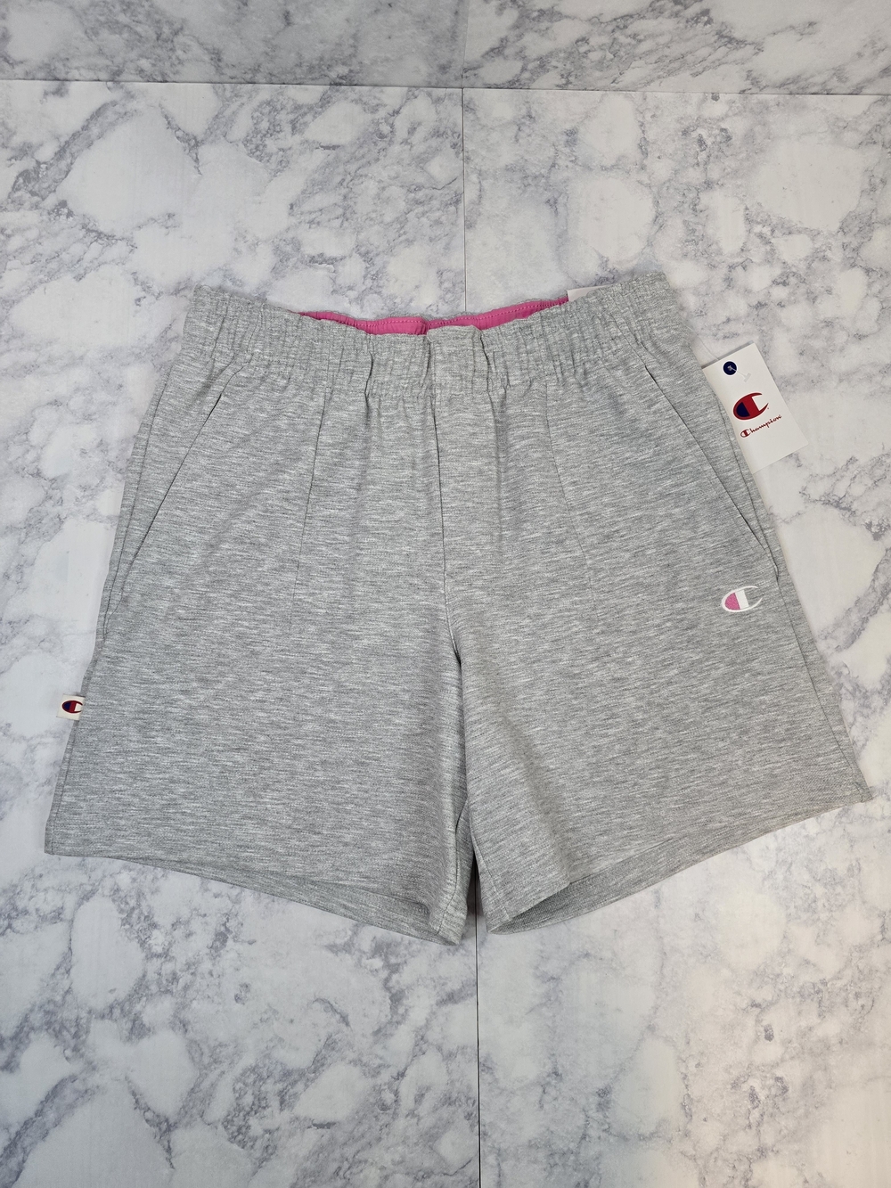 Champion Club Sport Short Heather Gray Medium 7" Inseam